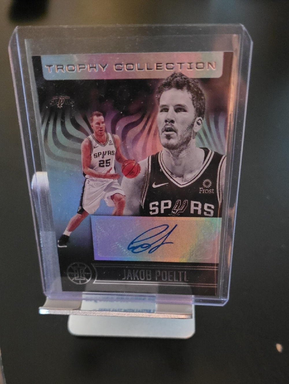 Panini Autographed Jakob Poeltl Trophy Collection Card